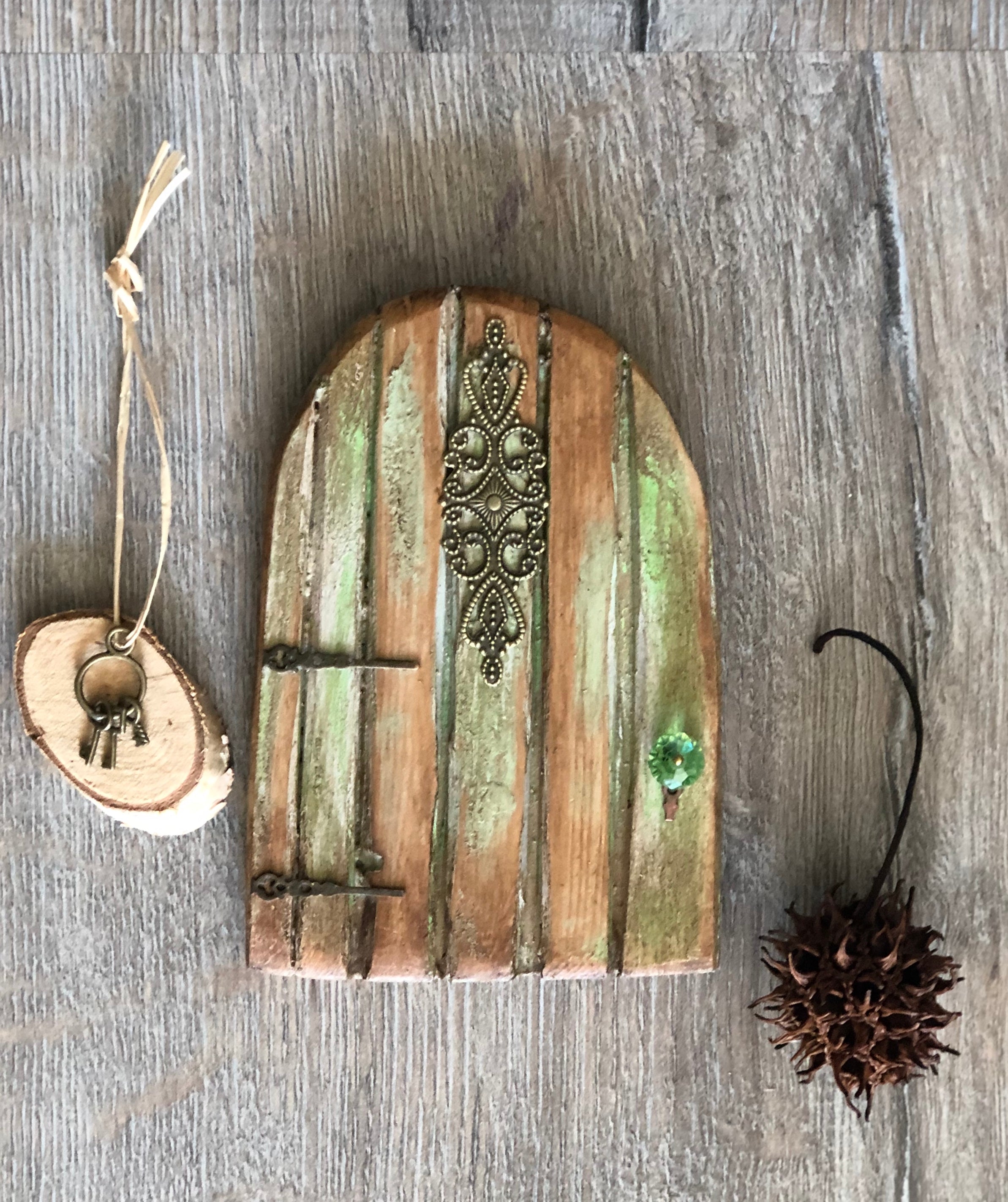 Old Wood Fairy Door