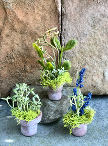Miniature Planters, Set of 3