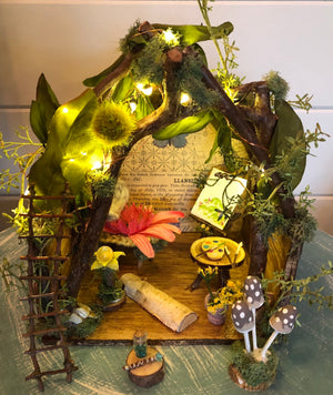 Fairy House and Accessories 10”L x 10”W x 14”H