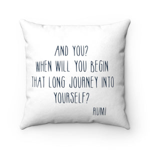 Thinking Pillow~ Rumi