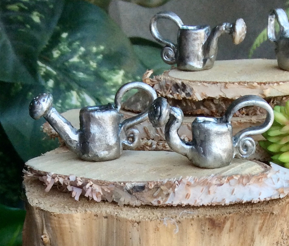 Fairy Watering Can, Each One of a Kind, Each Piece Hand Sculpted