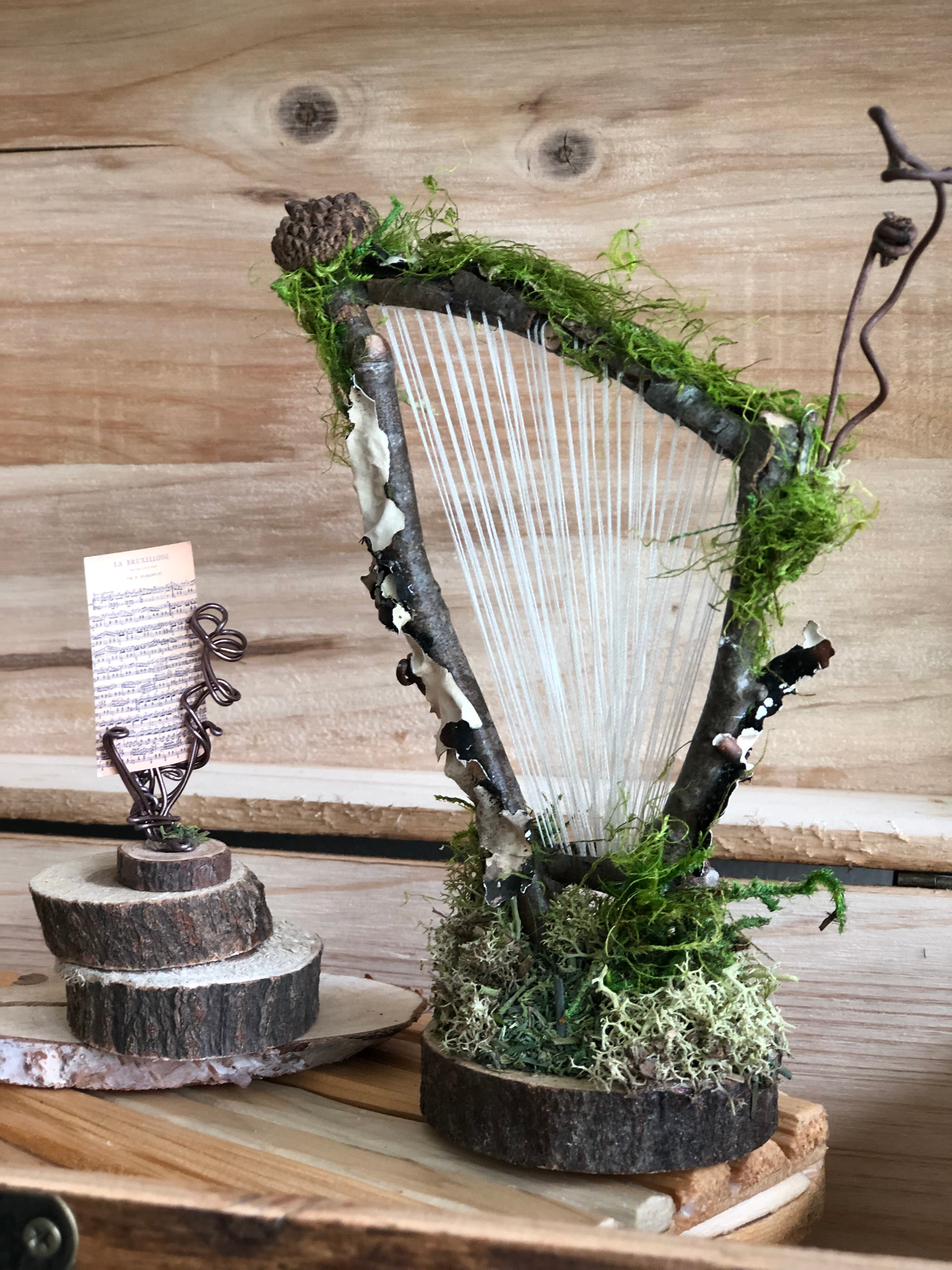 Fairy Harp and Music Stand