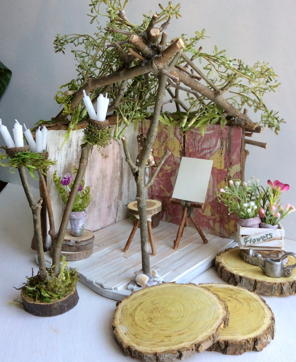 Fairy Art Studio with Accessories Size 8”L x 8”W x 12”H