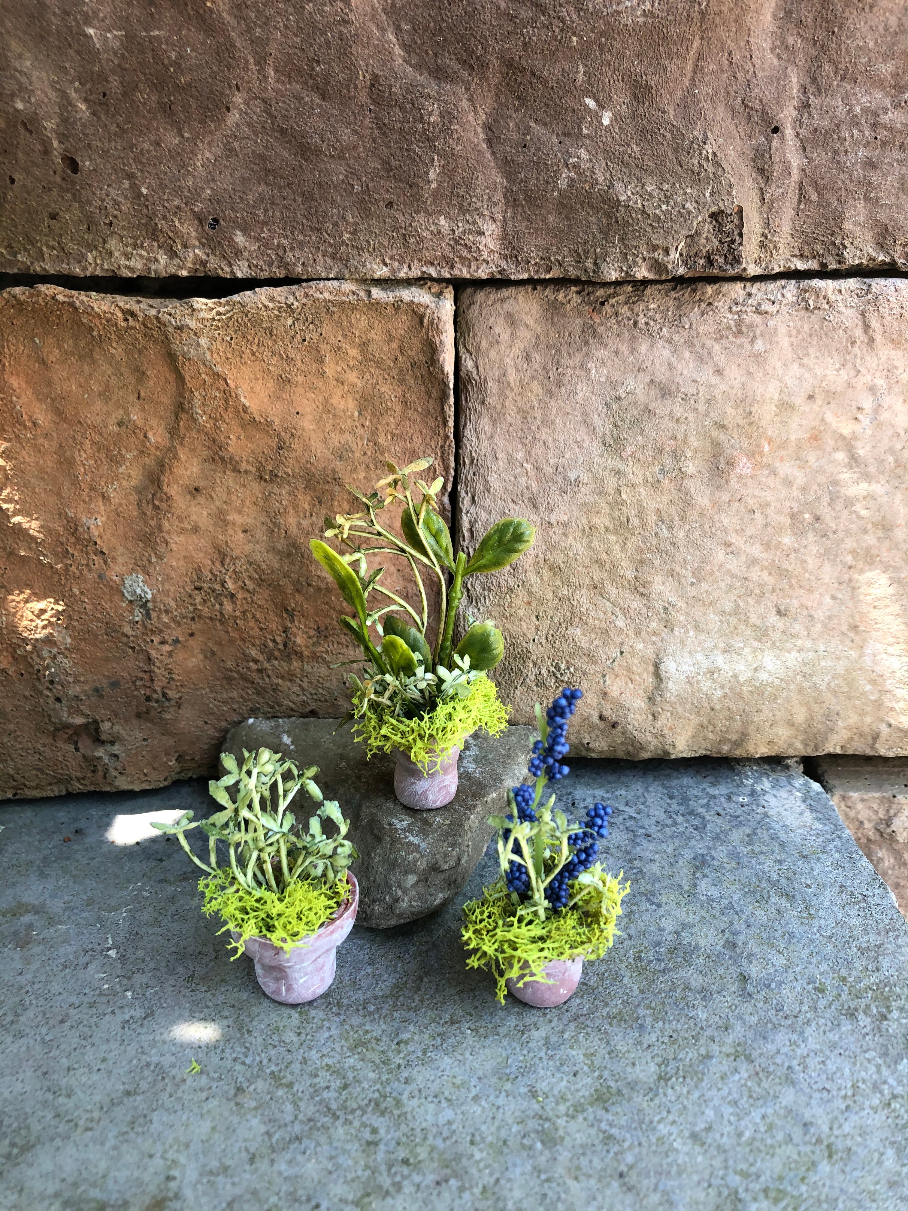 Miniature Planters, Set of 3